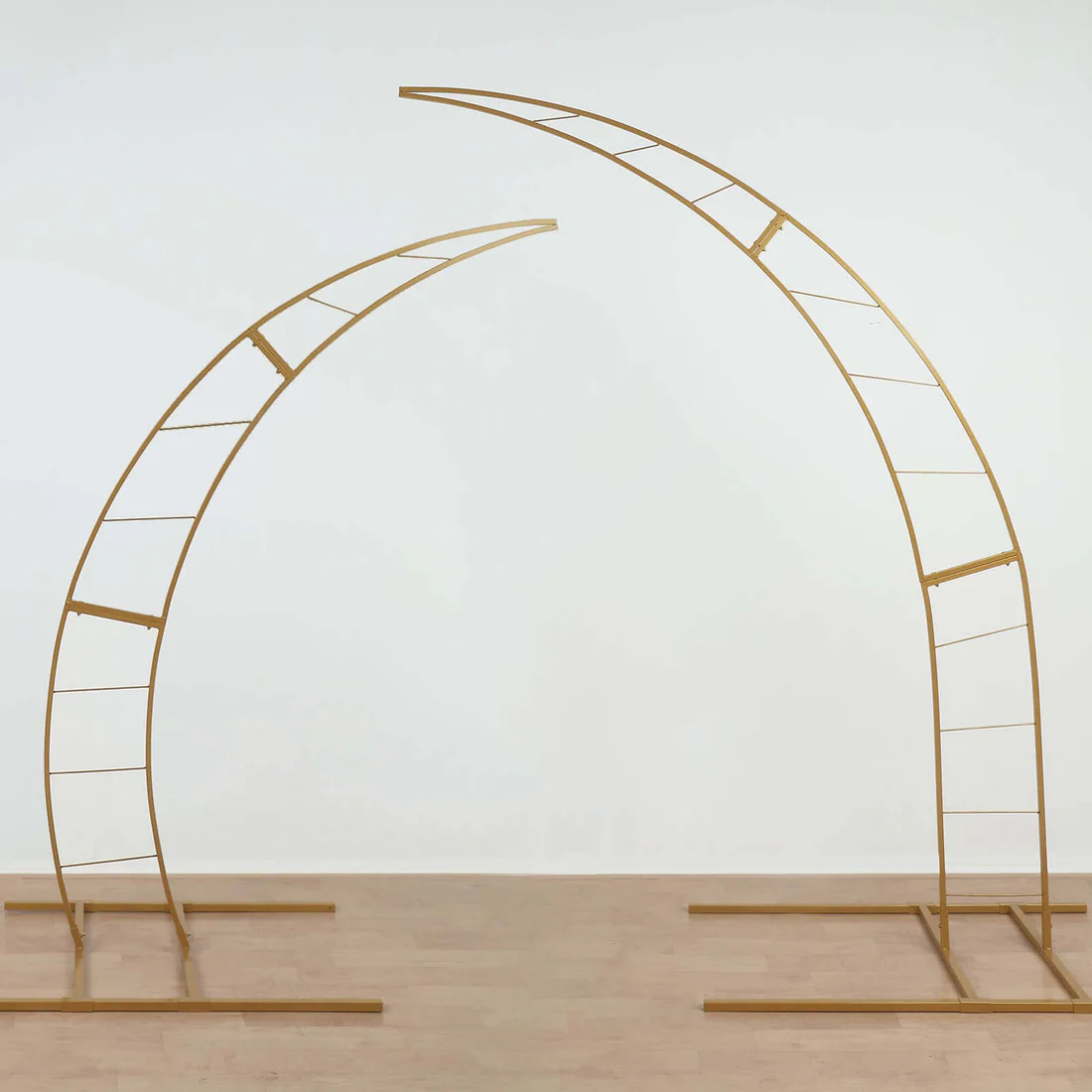Gold Crescent / Moon Arch wedding arch — the Aurelia